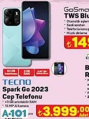 TECNO SPARK GO 2023 CEP TELEFONU